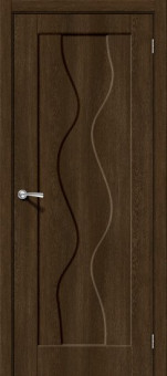 Межкомнатная дверь Вираж-1 dark barnwood Межкомнатная дверь Вираж-1 dark barnwood