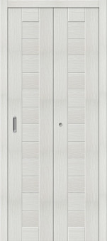 Складная дверь Браво-21 Bianco Veralinga (2 половинки) экошпон Складная дверь Браво-21 Bianco Veralinga (2 половинки) экошпон